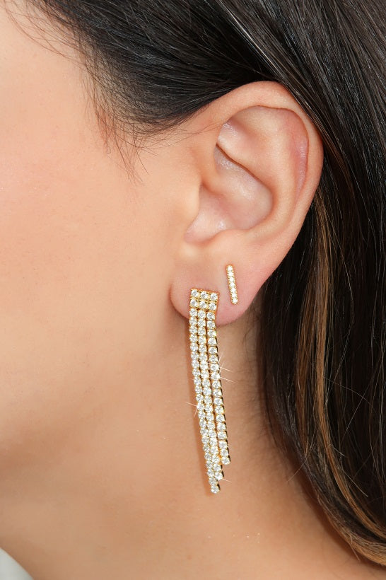 Tennis Chain Earrings